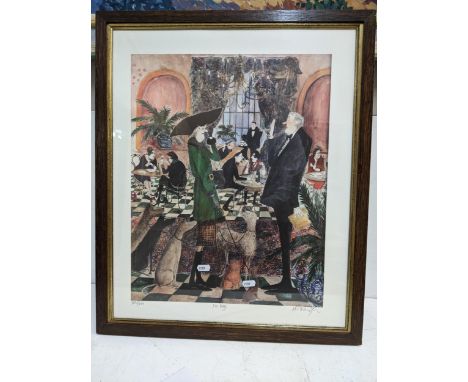 Sue Macartney - 'No Dogs' limited edition print signed in pencil Location: 