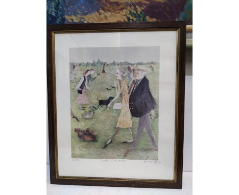 Sue Macartney - 'Trading in the Divots' limited edition print signed in pencil Location: 