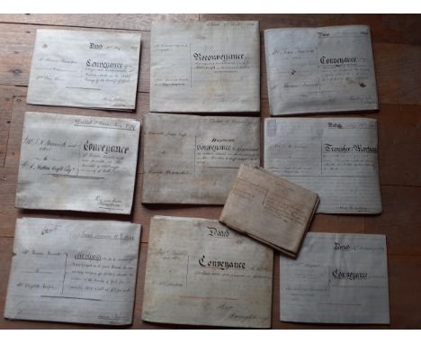 indentures-An 1801 Georgian Assignment of Mortgage indenture, John Barnes and John Patch to John Smith and Robert Walker in r