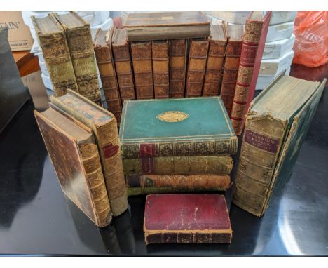 A selection of antiquarian books to include 'The History of England - from the Invasion of Julius Caesar to the Revolution in
