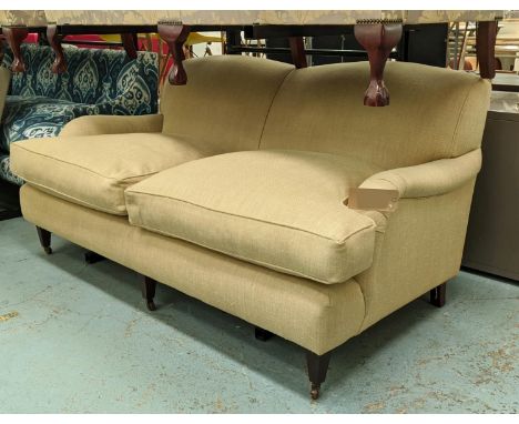 SOFA, Howard style in a woven fabric, 185cm W. 