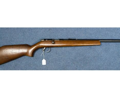 CERTIFICATE REQUIRED FOR THIS LOT
9mm flobert rim-fire single barrel bolt action shotgun by Anschutz, serial no. 563232, the 