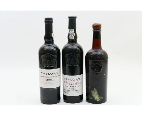 Fonseca vintage Port, 1955, bottled by Avery's, Bristol, also Taylor's Vargellas vintage Port, 2001, and Taylor's LBV Port, 2