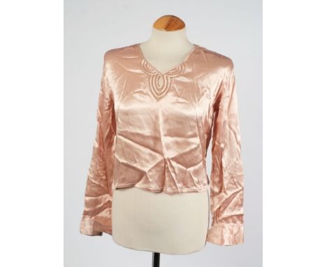 A Betty Barclay polka dot blouse and four other blouses:. 