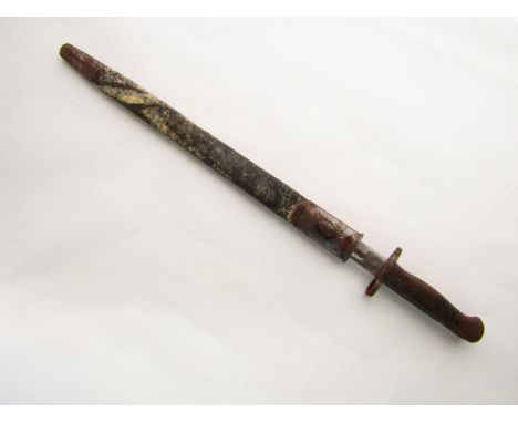 1907 pattern English bayonet and scabbard