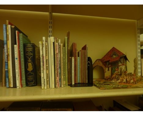 A collection of vintage children's books including Lorna Doone, A Book of Escapes and Hurried Journeys, John Buchan, A Dog's 