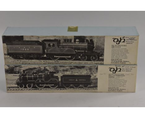 DJH Model Kits - a N.E & L.N.E.R/BR 4-4-0 D20 Locomotive kit, another G.C.R/L.N.E.R 4-4-0 Pollitt Passenger Engine, unchecked
