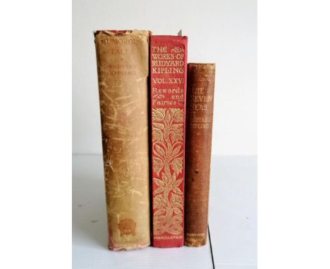 THE WORKS OF RUDYARD KIPLING, vol. XXVI, Rewards and Fairies, MacMillan &amp; Co., London, hardback, Edition de Luxe, 1910, n