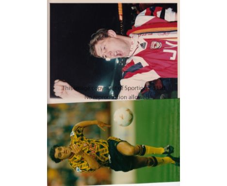 ARSENAL PRESS PHOTOGRAPHS   Fifty five different Press Photographs of Arsenal action the vast majority from the 1990's - 33 B