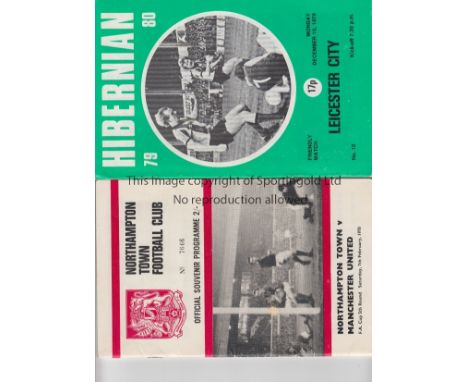 GEORGE BEST    Three programmes in which George Best featured in a prominent way - Northampton Town v Manchester United FA Cu