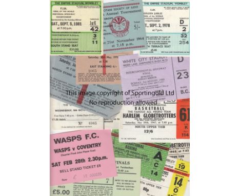 SPORT TICKETS   Collection of circa 36 non-football tickets, includes World Speedway Championship 1981, 1978, Speedway at Whi