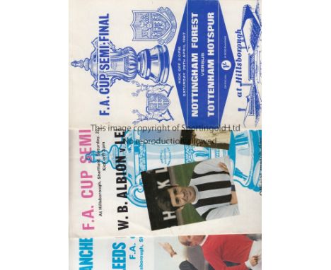 FA CUP SEMI-FINALS PLAYED AT SHEFF. WEDS.      Twenty four FA Cup semi-finals played at Hillsborough 1951 - 1997 but does NOT