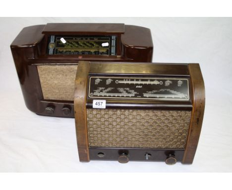Two Vintage Radios including Phillips Bakelite Cased and a GEC
