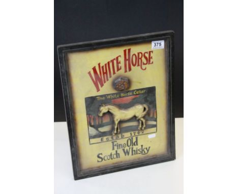 Vintage ' White Horse Whisky ' Sign