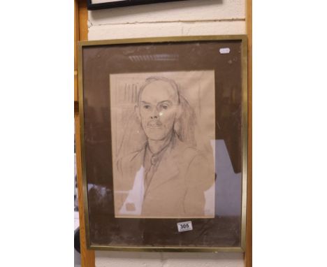 Edward Wolfe Portrait of Philosopher Richard Bevan Braithwaite