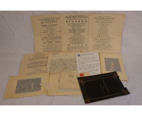 Small collection of vintage Ephemera to include 19th Century