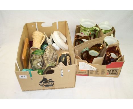 Collection of Various Owl Related Items and Vintage Sylvac Pieces