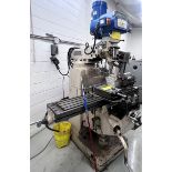 DARBERT VERTICAL MILLING MACHINE, 12” X 54” TABLE, 5HP, 40 TAPER, HEIDENHAIN 2-AXIS DRO, POWER FEED,