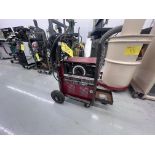 LINCOLN ELECTRIC AC/DC226/122 ARC WELDER W/ CABLES AND CART