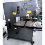 SPATAN S36V VERTICAL BANDSAW, S/N S36V-108, 36" THROAT, 27.5" X 45" TABLE, 1" BLADE (RIGGING FEE $