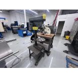 GENERAL DRILLING MACHINE GDM 150A DRILL PRESS, 12-SPEED, LEESON SPEED CONTROL W/ CART (RIGGING