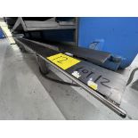 APPROX. 9'-2"L X 28"H PRESS BRAKE DIE RACK W/ (2) 10' DIES