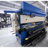 2000 HACO PPM-36-150 CNC HYDRAULIC PRESS BRAKE, 165-TON X 12’ CAP., AUTOMEC CNC 99 AUTOGAUGE BACK