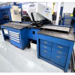 PIERCE ALL PERF-O-MATOR 3050A HYDRAULIC PUNCH, 50-TON CAP., S/N 7911359 W/ TOOLING & DIES (RIGGING