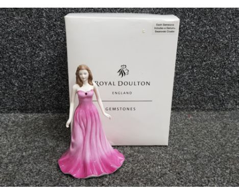 Royal Doulton lady figure from the gemstones collection "HN 4976 Ruby" with original box