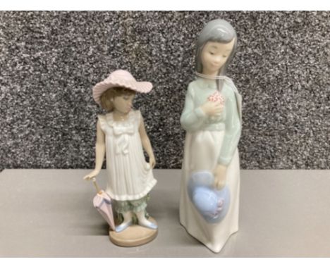 Two Nao by Lladro: April Showers no 1126 and another