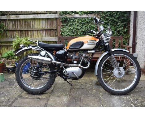 A 1960 Triumph T20 Tiger Cub street scramblerRegistration number EAS 276Frame number T64878 Engine number T2062948V5C Recent 