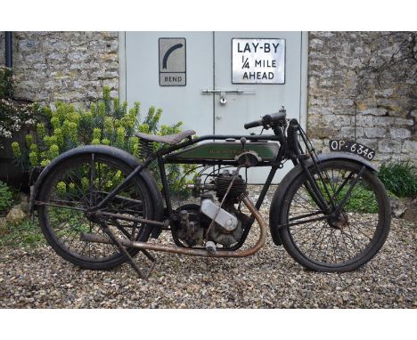 A 1927 New ImperialRegistration number OP 6346Engine number BR/E9051/CPHand change gearboxBarn stored, from a deceased estate