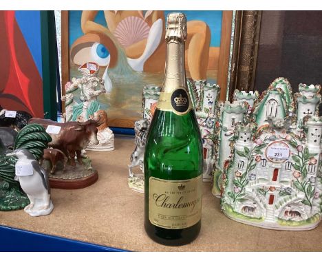 Five 1.5 litre bottles of Maisonette Fondee Charlemagne sparkling wine