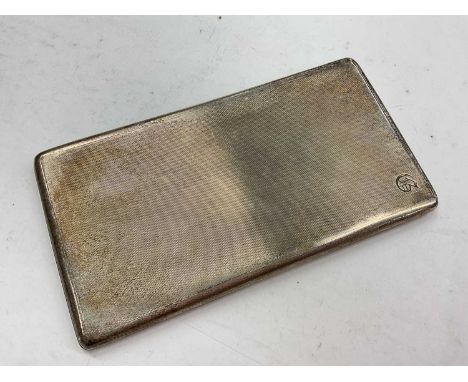 Silver cigarette case (Birmingham 1932)Weight 267 grams