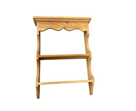 Small pine hanging shelf