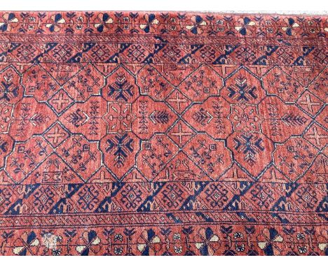 Eastern red and blue runner, 288cm x 86cm