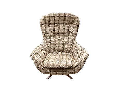 Pair of Scandinavian vintage swivel chairs