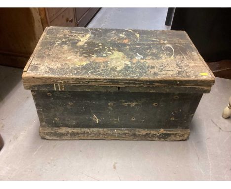 Three vintage trunks