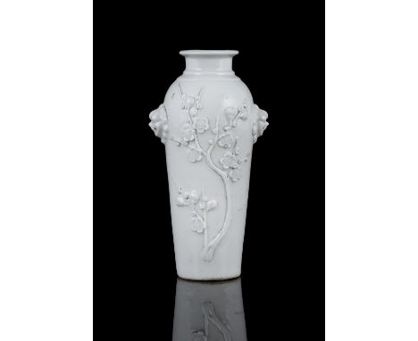 FORMERLY THE PROPERTY OF OTTO GURGEN: A PROMINENT GERMAN ARGENTINIAN INDUSTRIALIST (BY REPUTE)  A DEHUA / BLANC DE CHINE PORC