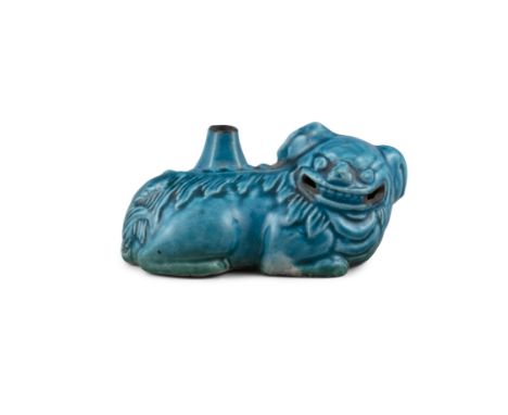 FORMERLY THE PROPERTY OF OTTO GURGEN: A PROMINENT GERMAN ARGENTINIAN INDUSTRIALIST (BY REPUTE)   TURQUOISE GLAZED BISCUIT POR