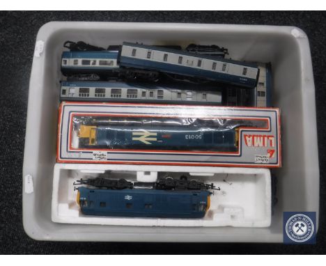 A box of Lima diesel engines and coaches 