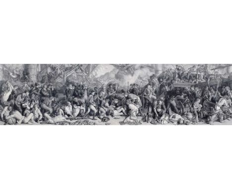 Engraved by Charles William Sharpe (act.1848-1883), published 1874, engraving.35.5cm x 116.5cm (14in x 45.75in)Condition repo