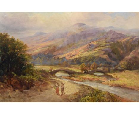 Signed and dated 1916, oil on canvas.37.5cm x 58cm (14.75in x 22.75in)Condition report: The painting is in good, restored con