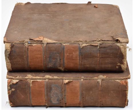 JOHNSON, Samuel (1709-1784). A Dictionary of the English Language. London, 1786, 2 volumes, 4to (267 x 212 mm), engraved port
