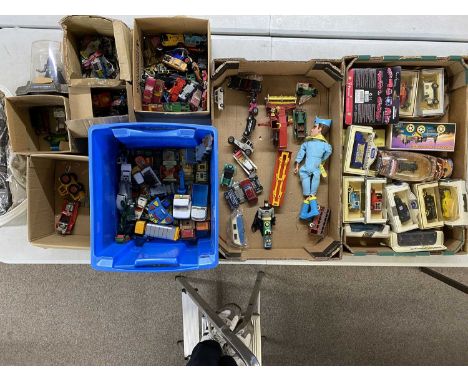 DIECAST SCALE MODEL VEHICLES, a large collection, Matchbox, Lledo and others, some with boxes including two Indiana Jones Tit