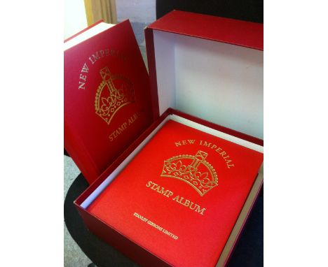 New Imperial Stamp Album (1840-1936). A two volume fastbound album, complete with storage box (2005 re-print edition). Second