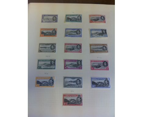 British Commonwealth Stamp Collection :  various in six albums, five stockbooks & pages etc. Useful mint GV & GVI issues with