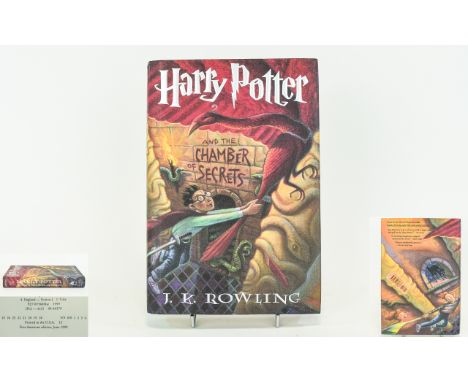 Harry Potter And The Chamber Of Secrets American First Edition Arthur A Levine Scholastic Press Hard backed book with origina