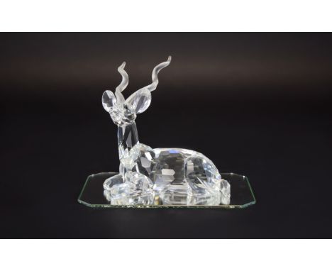 Swarovski SCS Collectors Society Members Only Annual Edition Crystal Figure for 1994 only 'Kudu'. 'Inspirations Africa'. with