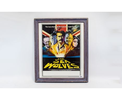 A Vintage and Original Framed Poster of the period of 'The Sea Wolves' 'The Last Charge of the Calcutta Light Horse' Starring